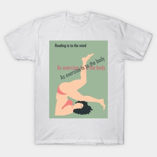 motivational quote and woman  illustration T-Shirt